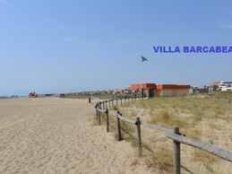 villa vue de la plage