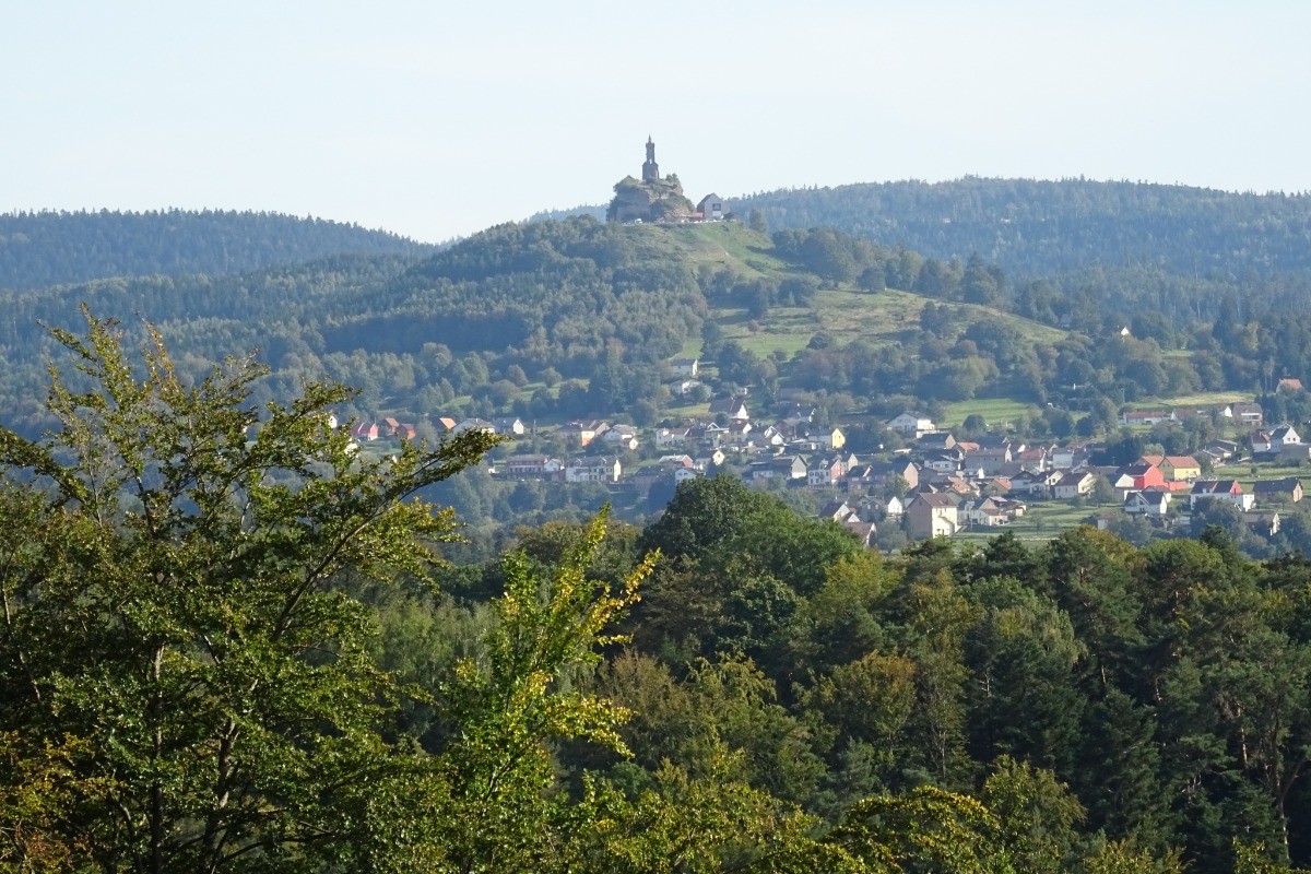 Vue du rocher de Dabo depuis terrasse