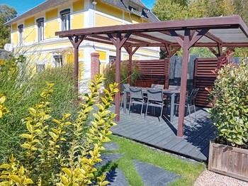 Terrasse repas exterieur
