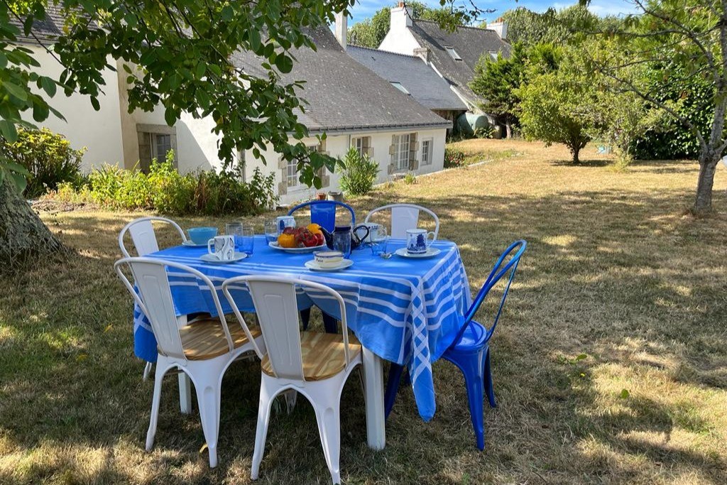 Jardin privatif arrière maison