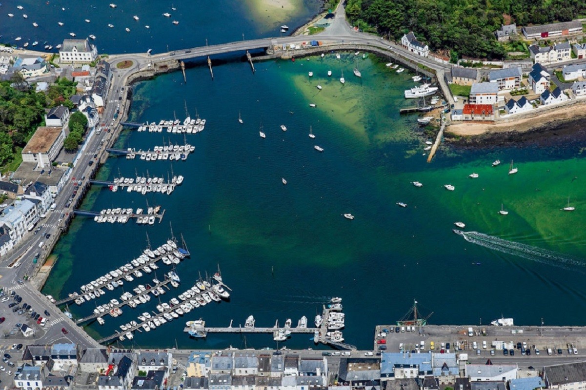 Audierne marina and fishing port