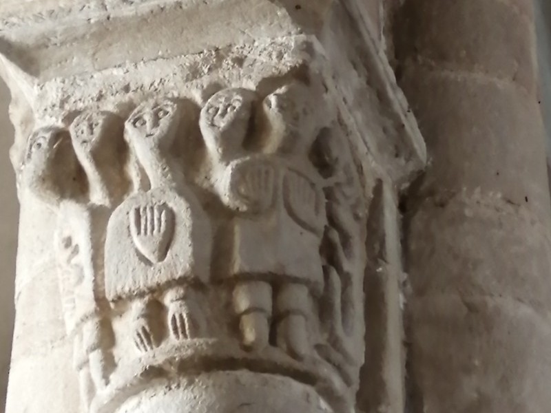 Capital of the church in Biollet