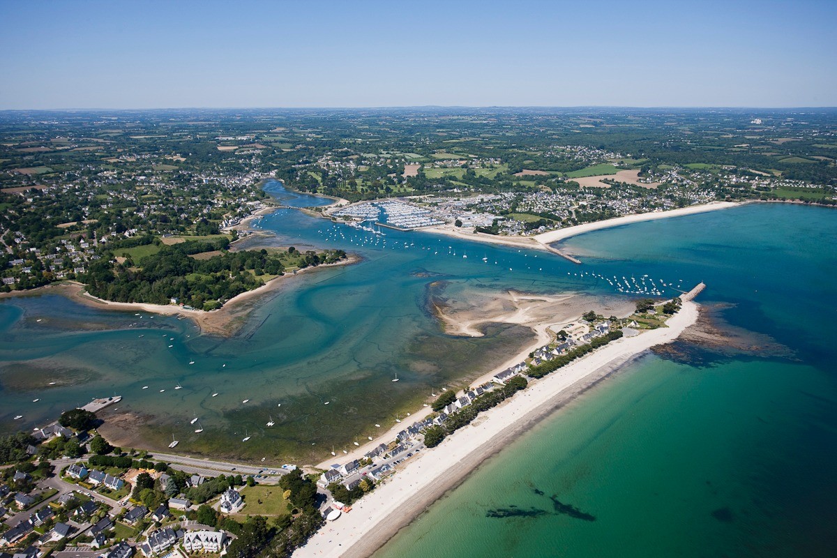 Vue sur le Cap coz à Fouesnant