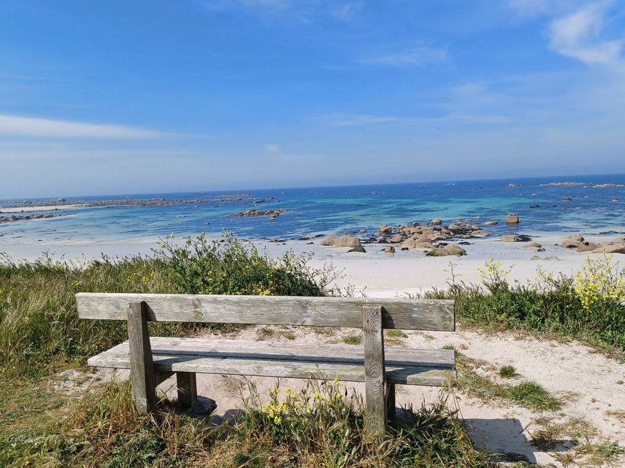 La plage de Kervillo à 240 m de la maison