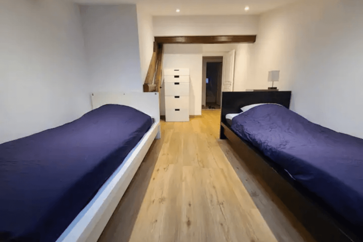 Chambre lits simples 1