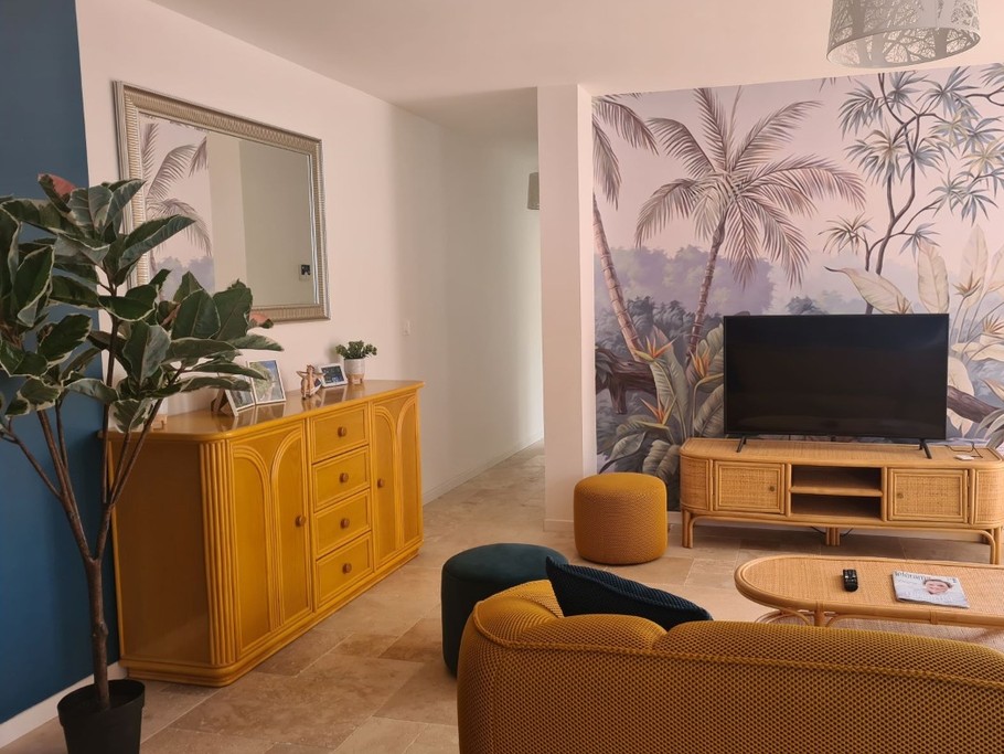 "La Clairière" avec un jardinet et un garage pour 6 personnes, à St Trojan Les Bains, sur l'ile d'Oléron, en Charente maritime.