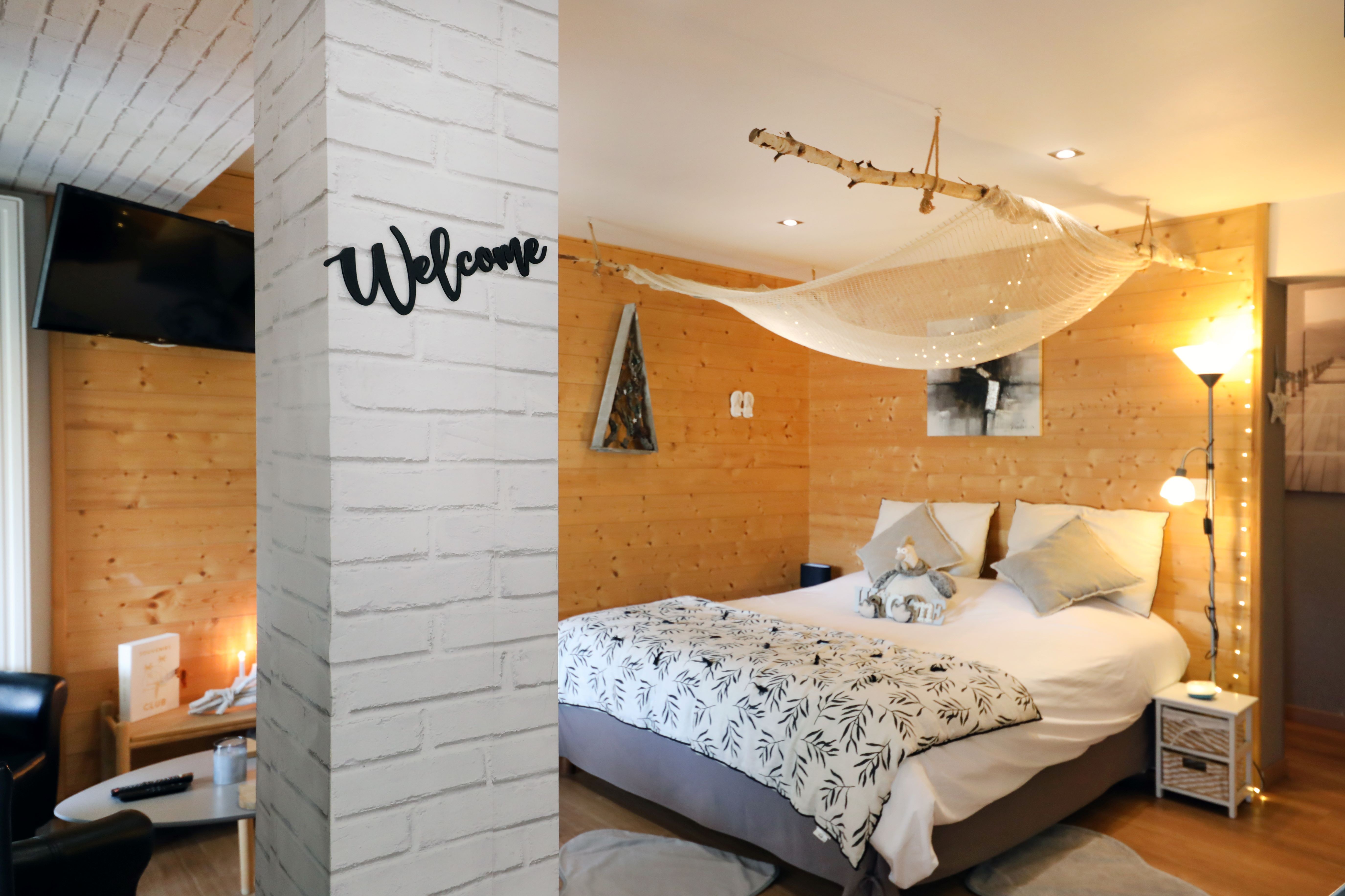 Espace nuit  - Chambre d'hôtes Cocoon Le Nid Cosy d'Isa