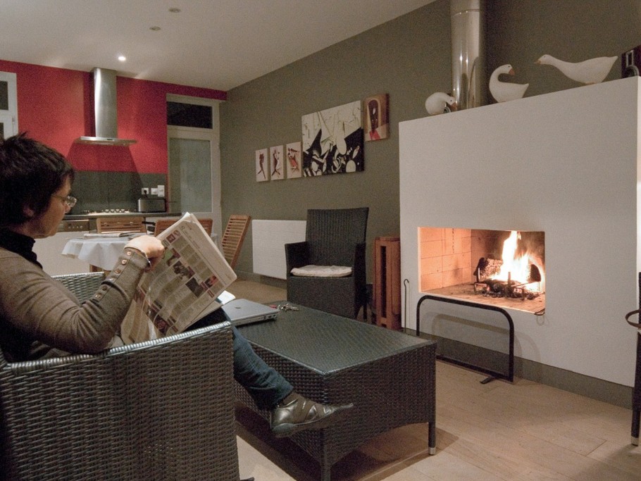Le confort d'une cheminée à feu de bois