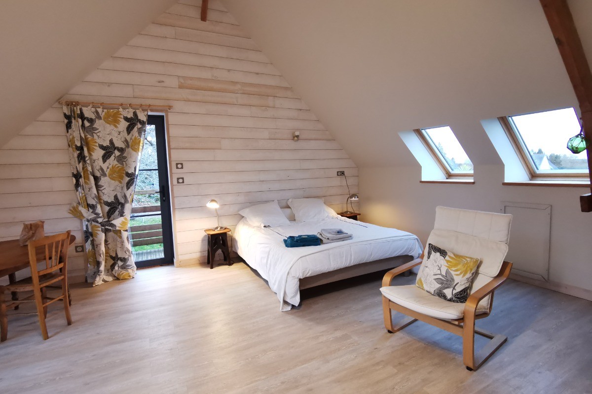 Chambre familiale à l'étage