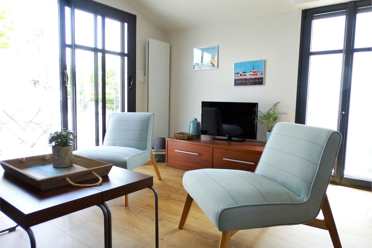 Salon donnant sur la terrasse