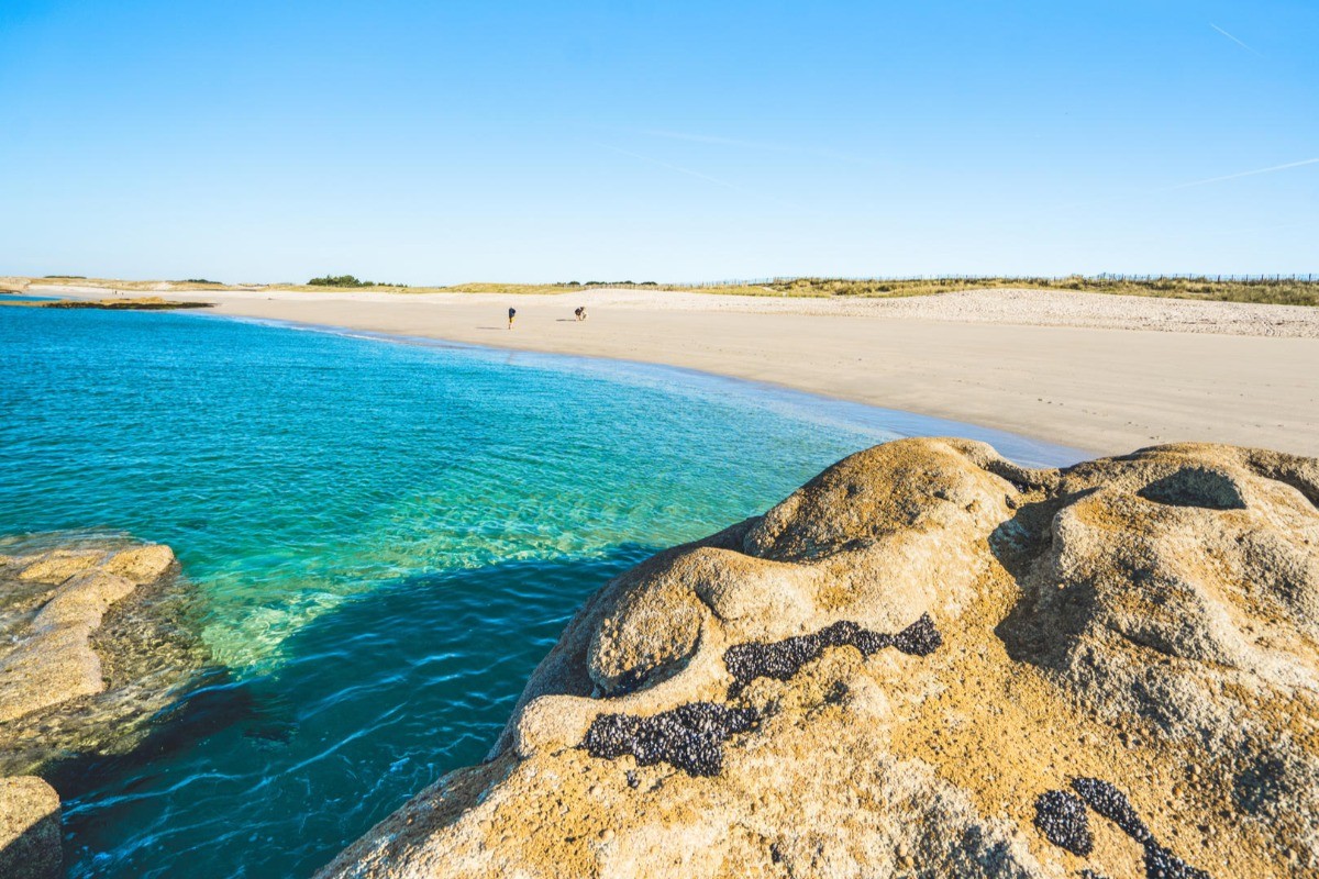 Kersaux beach in Treffiagat