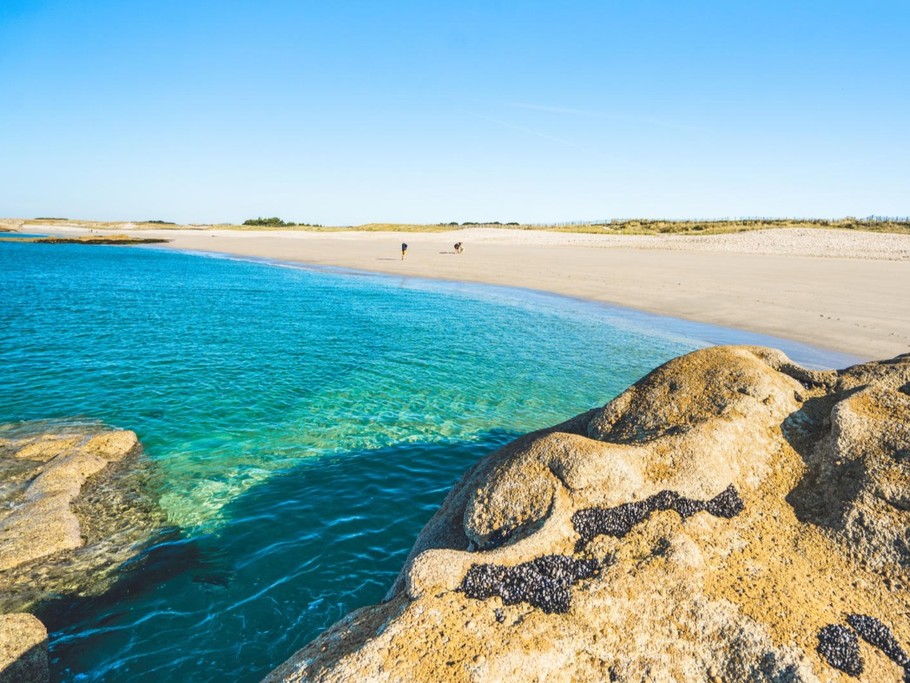 Kersaux beach in Treffiagat