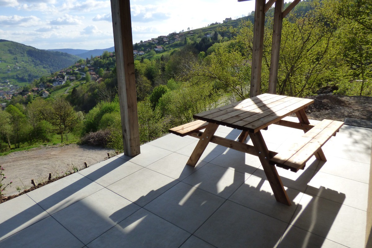 Terrasse avec vue - Au camp de base