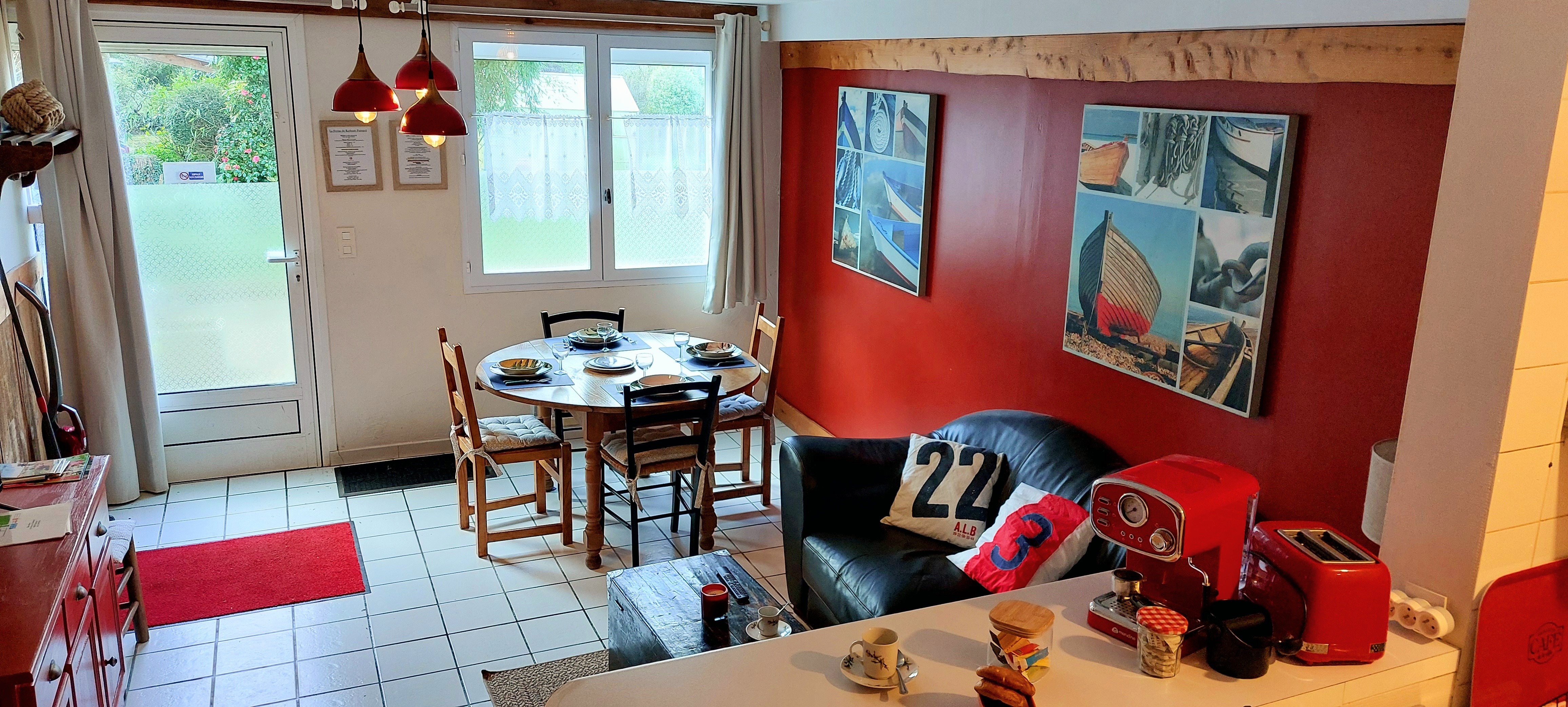 Coin repas ferme de kerloury Paimpol