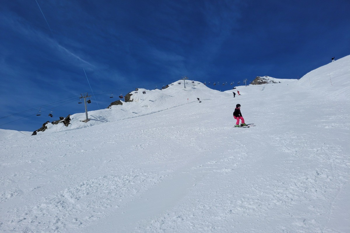 Ski alpin à Cauterets au Lys