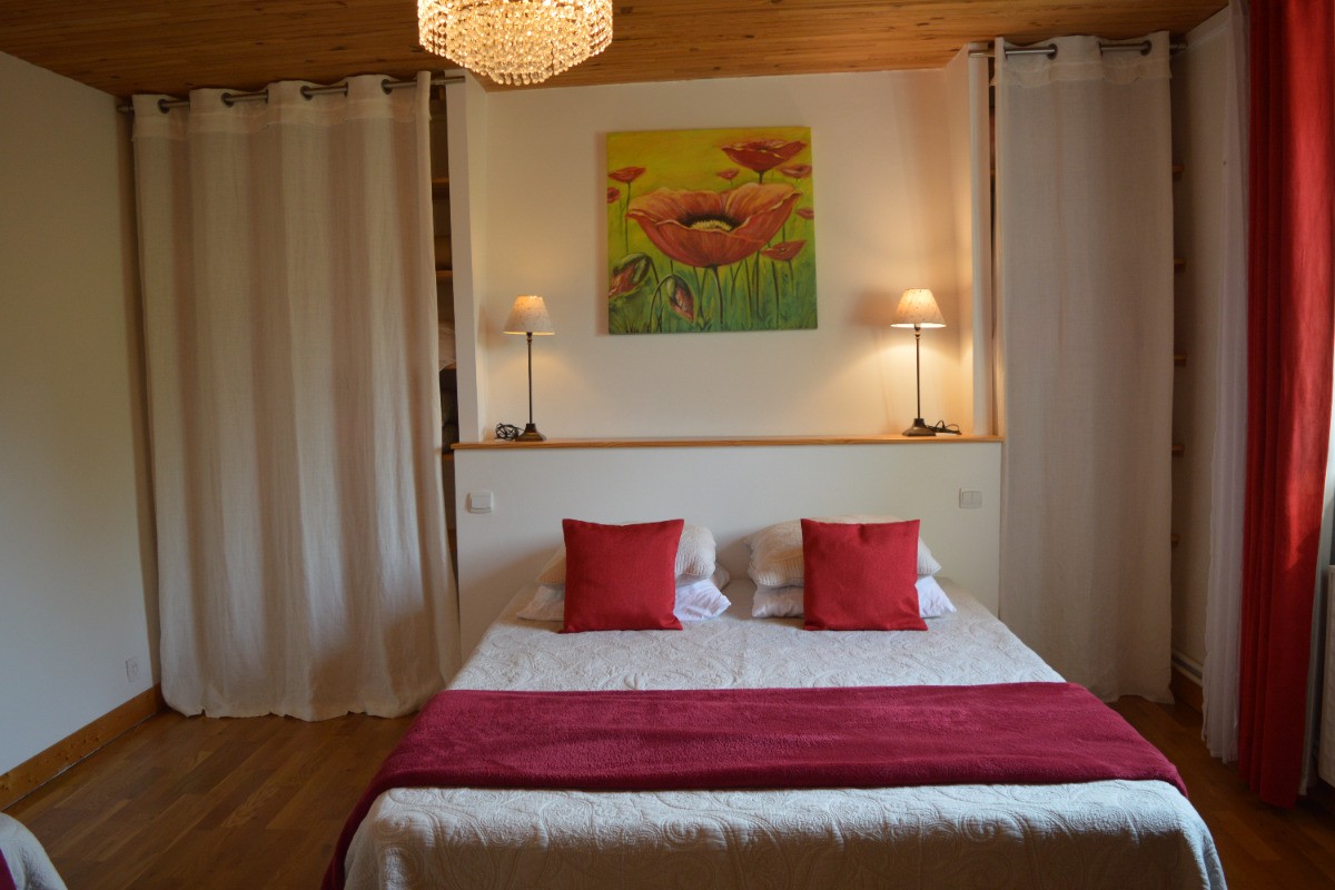 La chambre aux coquelicots