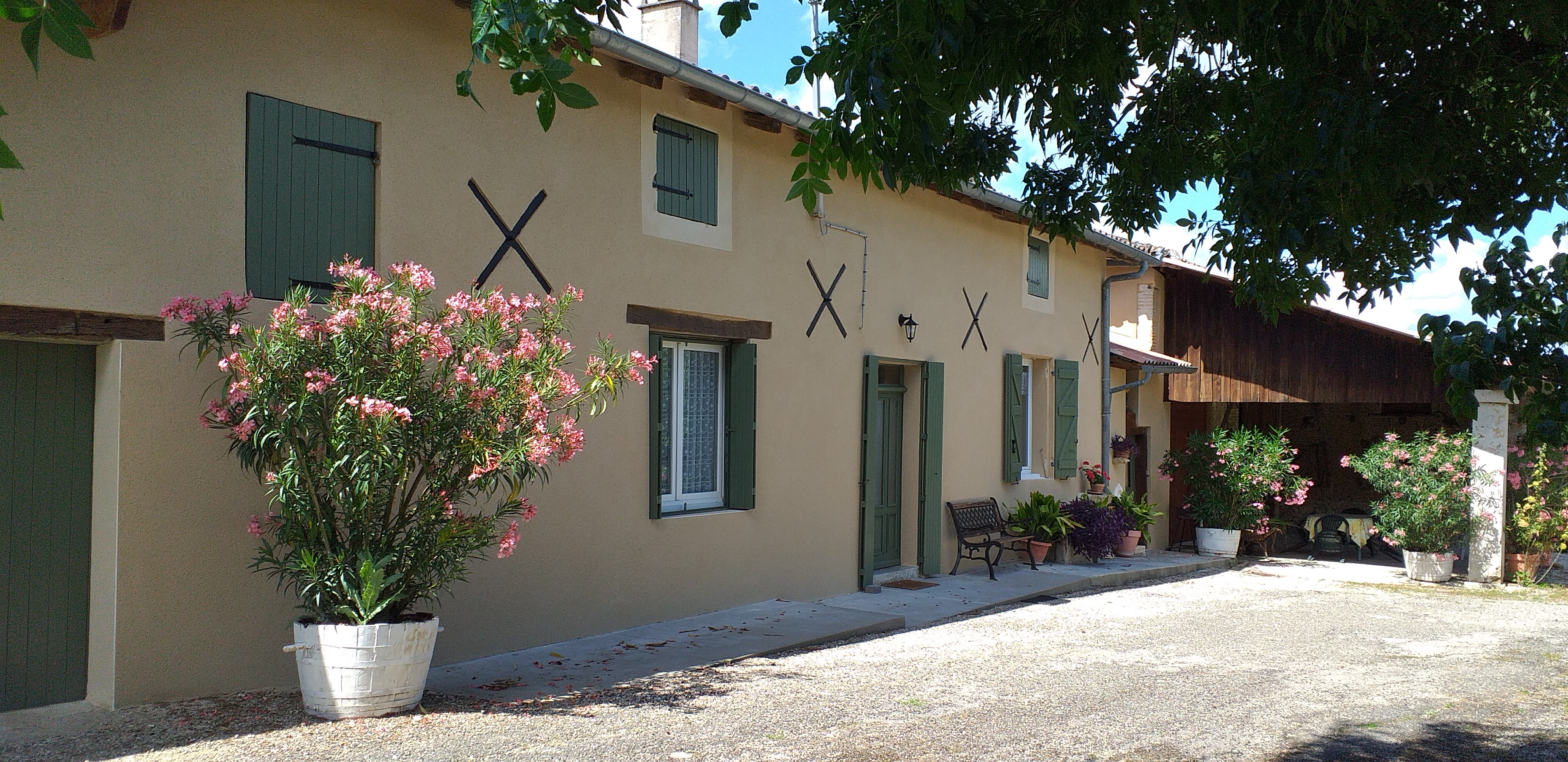Façade du gîte