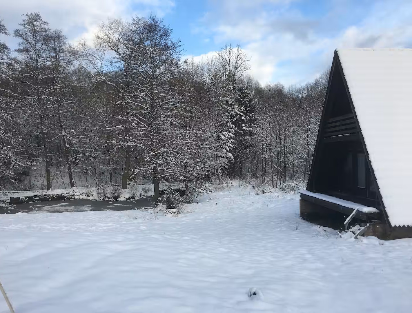 Atypical A-shaped chalet, l'Armorique, in the heart of nature in the Vosges mountains