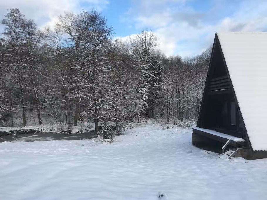 Atypical A-shaped chalet, l'Armorique, in the heart of nature in the Vosges mountains