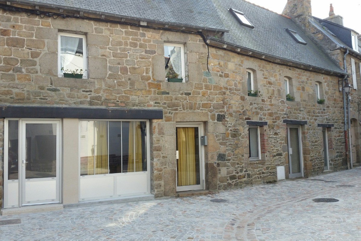 Location "Île St Riom" de la maison de Marilou au centre ville de Paimpol et à quelques pas du port (Côtes d'Armor, Bretagne) - façade