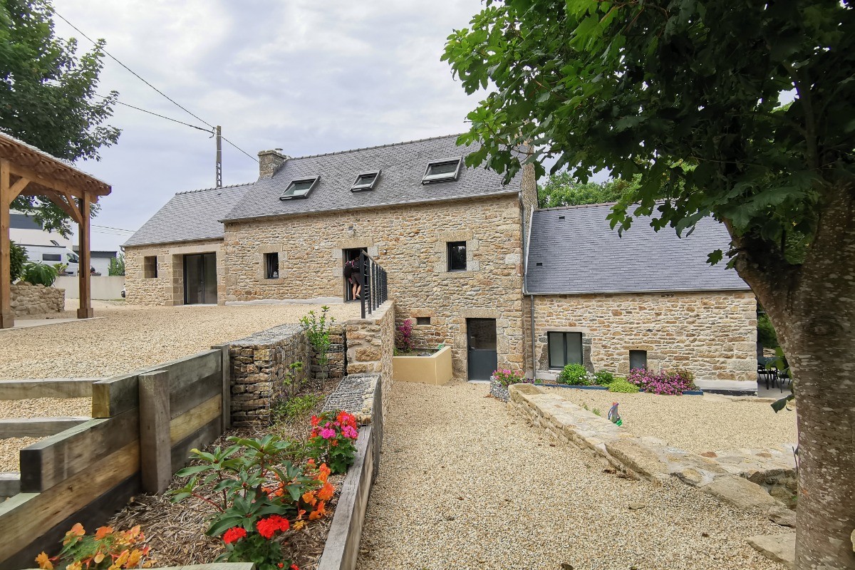 vue sur les 2 locations mitoyennes