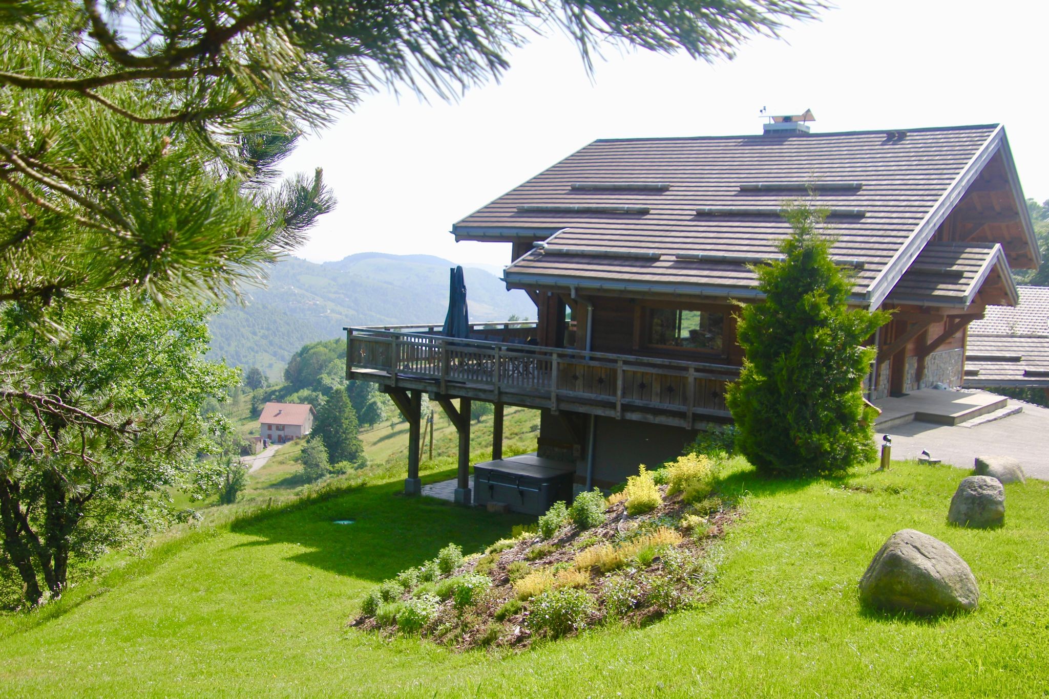 Vue du chalet été