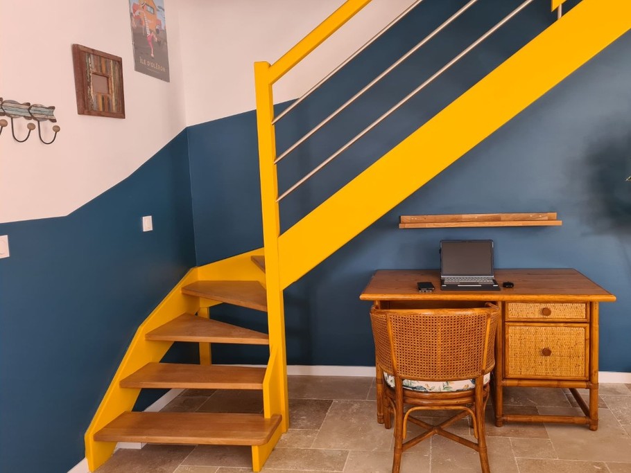 Maison de vacances "La Clairière" avec un jardinet et un garage pour 6 personnes, à St Trojan Les Bains, sur l'ile d'Oléron, en Charente maritime.