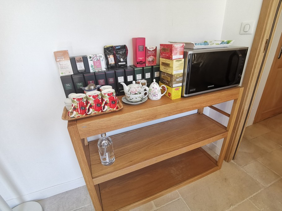 Thé et café à votre disposition