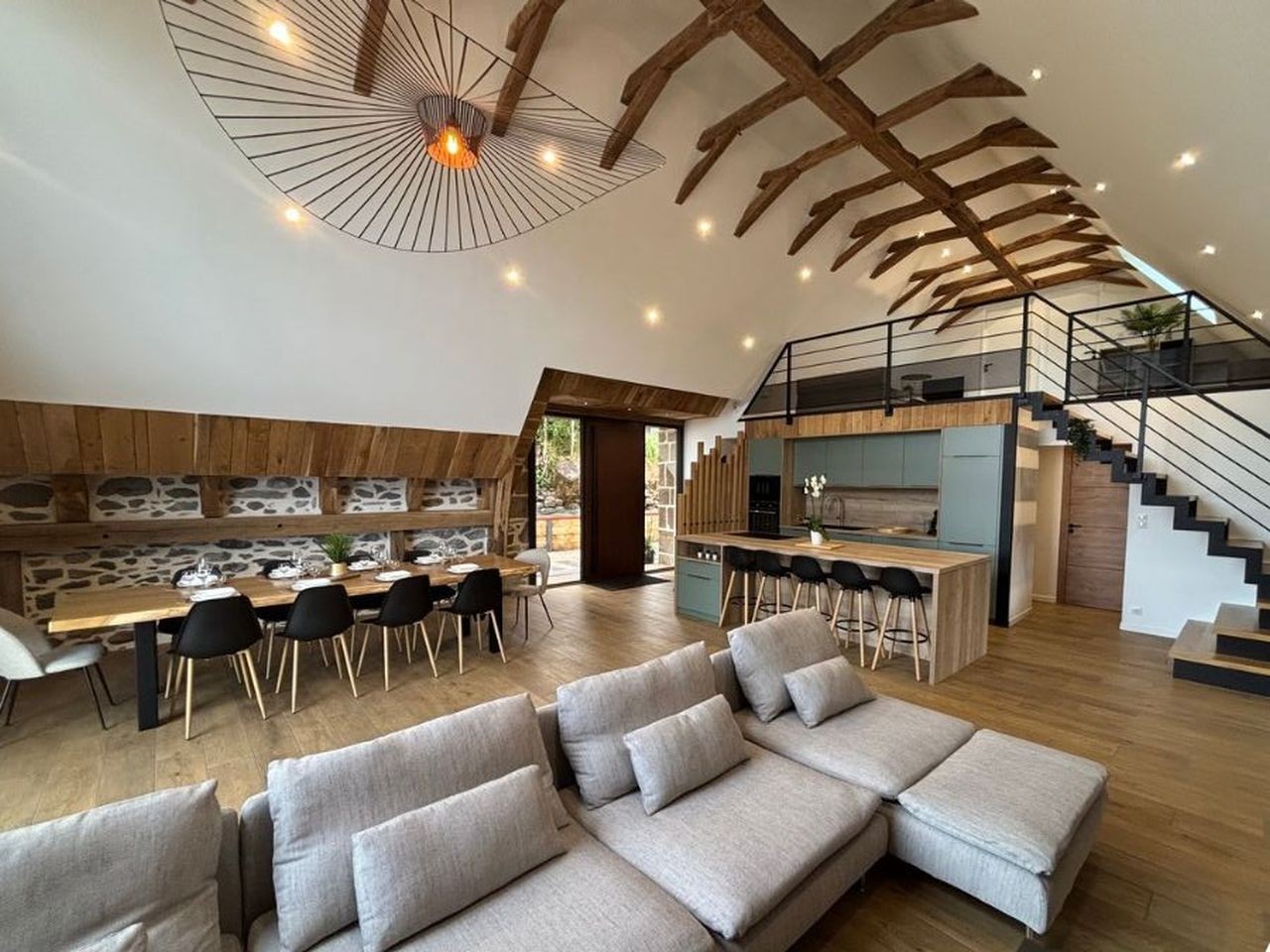 Open-plan living room