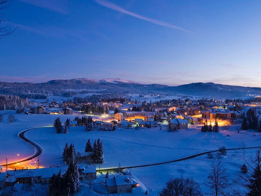 Magnifique paysage du village