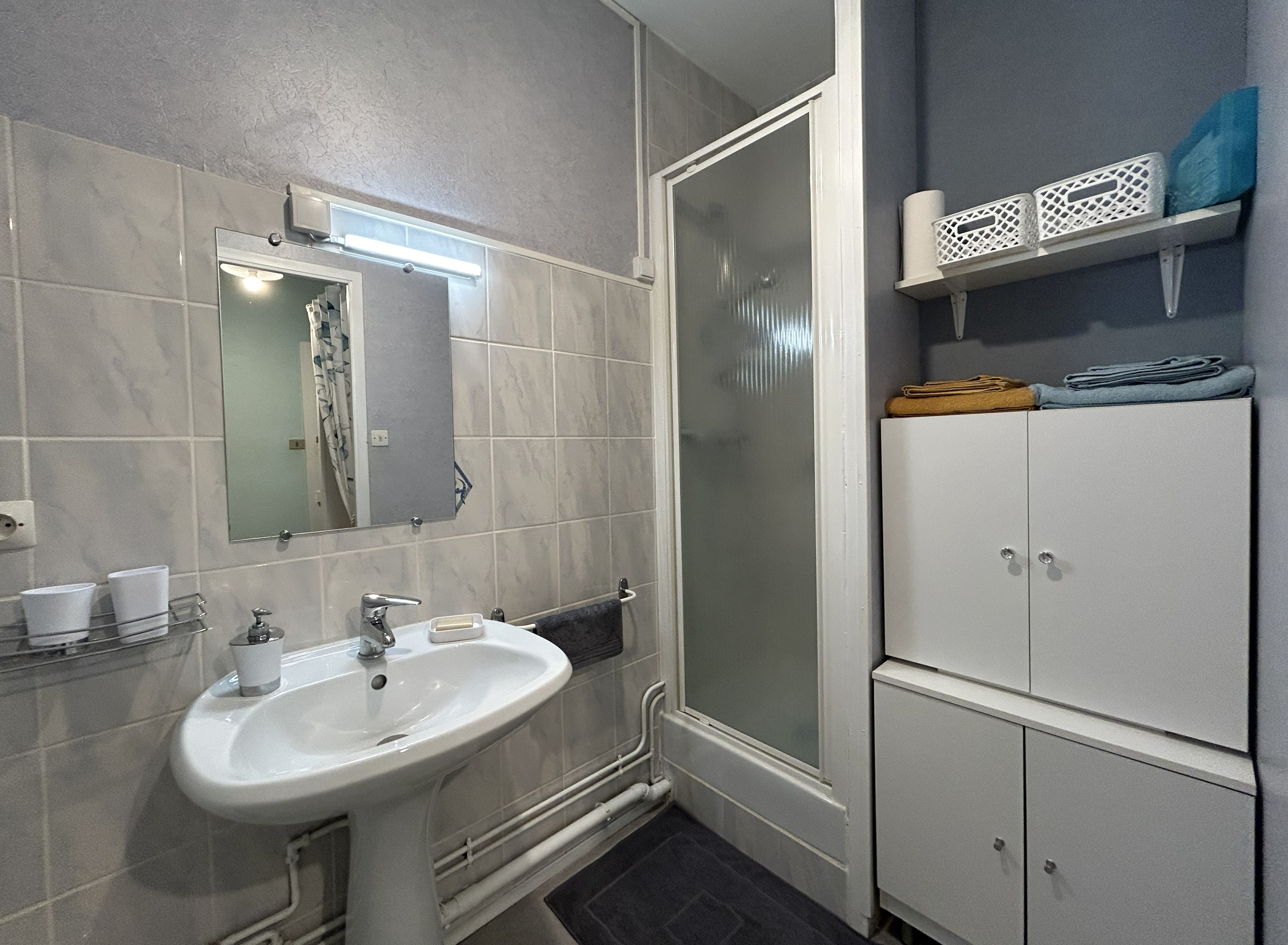 Shower room - Bed and breakfast in the heart of the Vosges mountains