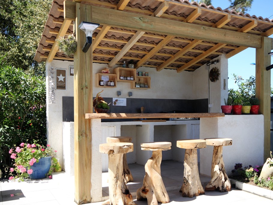 Preparez vos grillades dans la cuisine d'été.