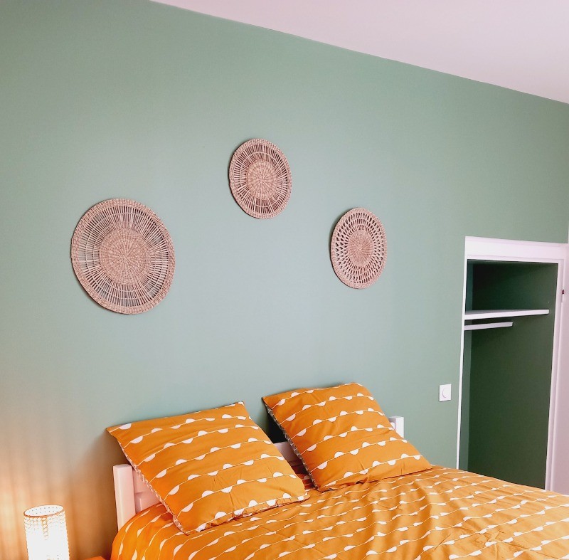 Le Saint, Location, Clévacances, Quemper-Guezennec Chambre 2 au rez-de-chaussée