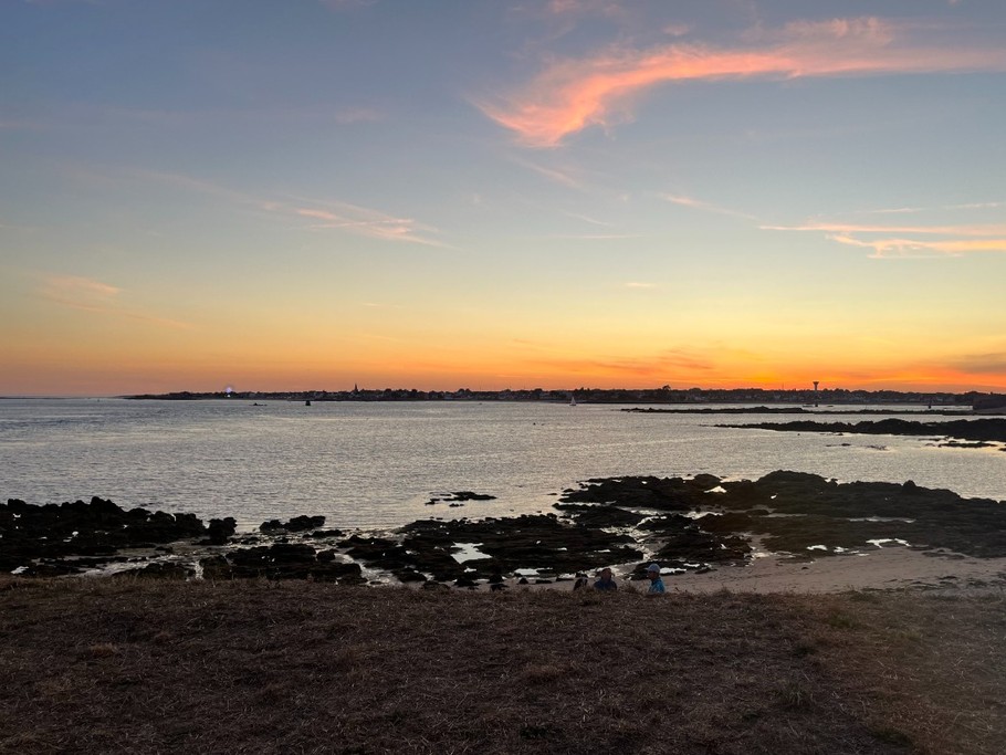 Coucher de Soleil sur Larmor Plage