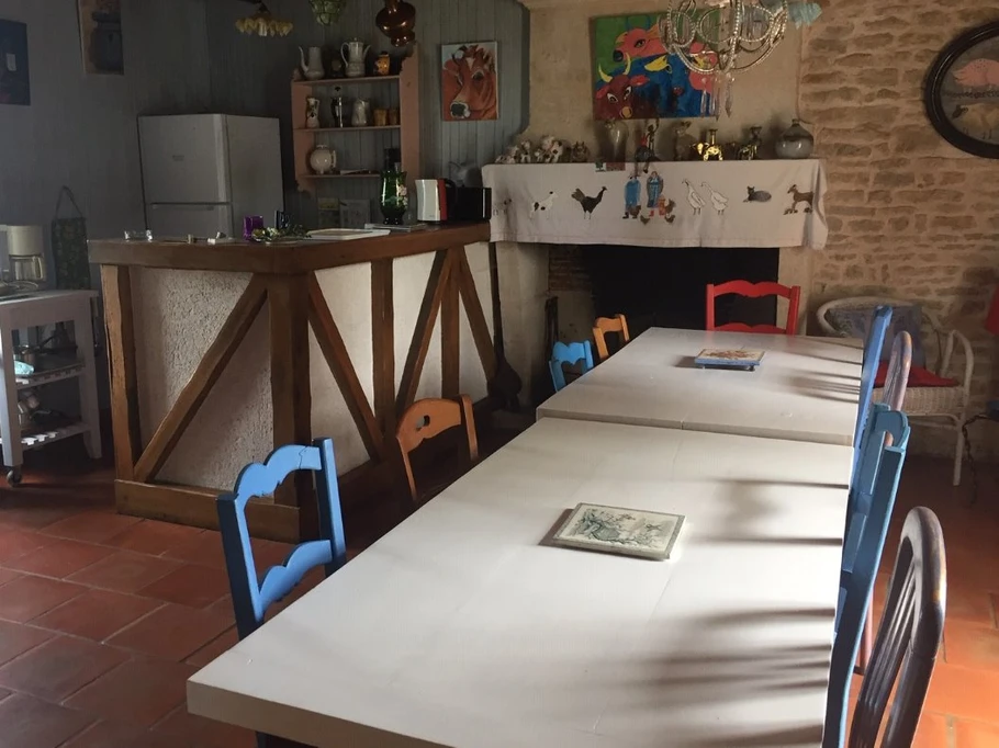 Cuisine et séjour ouvert