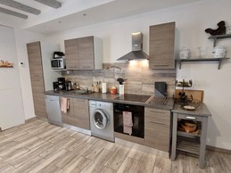 Cuisine moderne et fonctionelle, parfaitement équipée