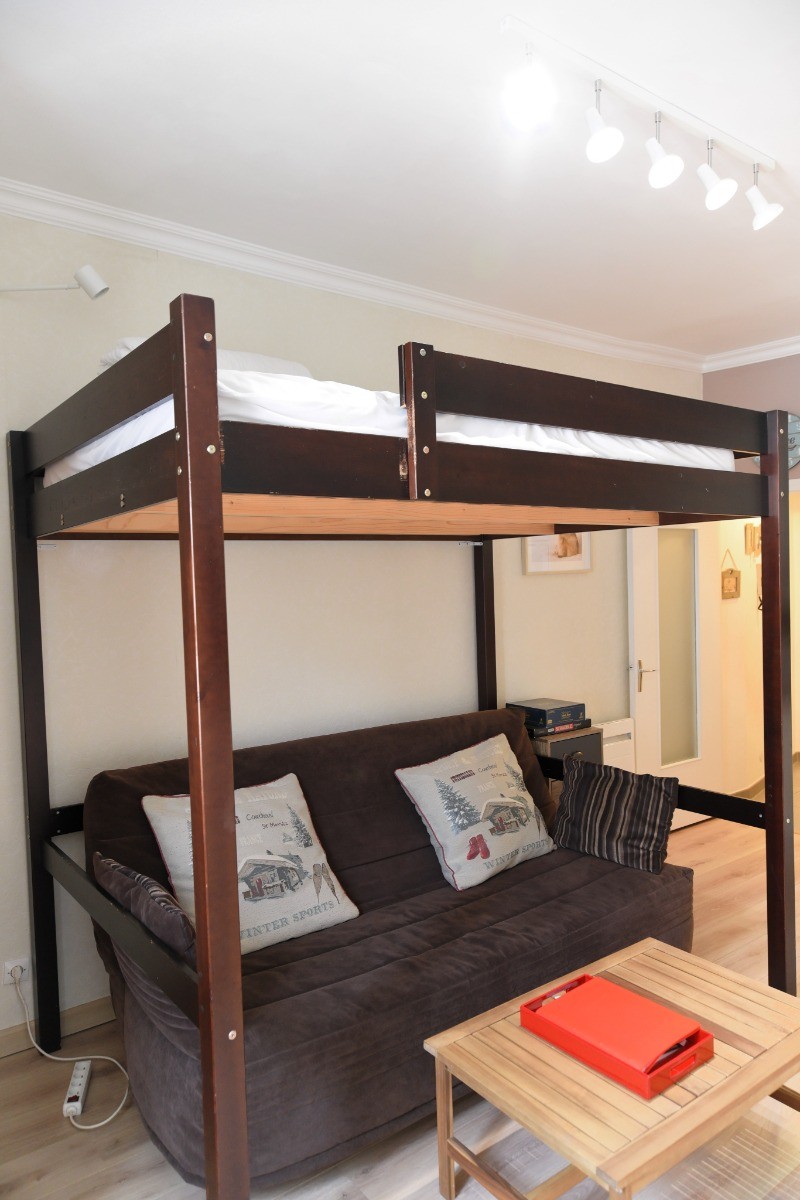 Le Nid douillet - Mont Dore - Pièce de vie - Lit mezzanine