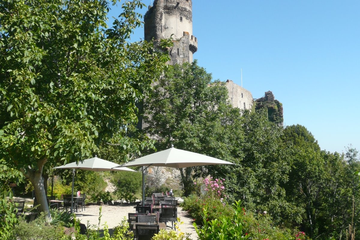 La terrasse de l'auberge