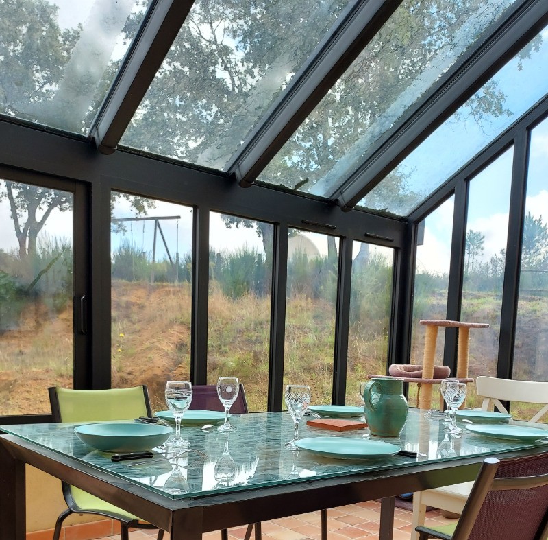 Verrière proche chambre ouest