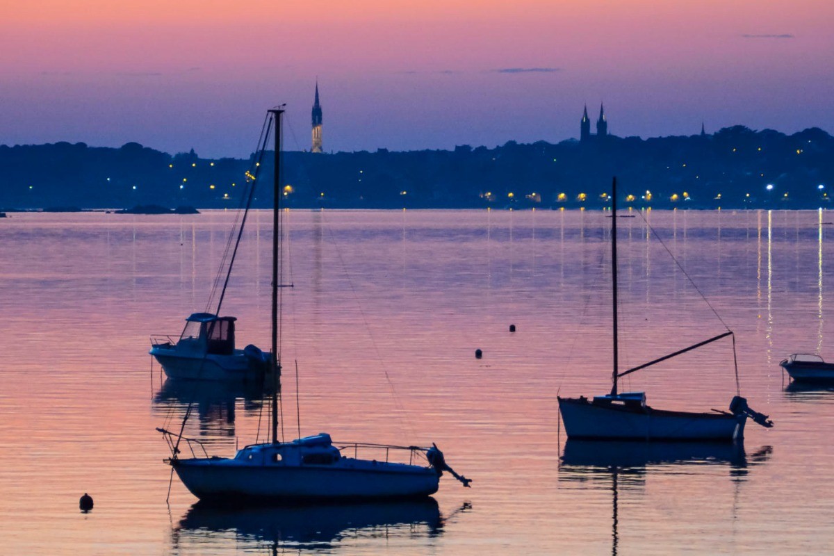 Coucher de soleil sur St Pol de Léon