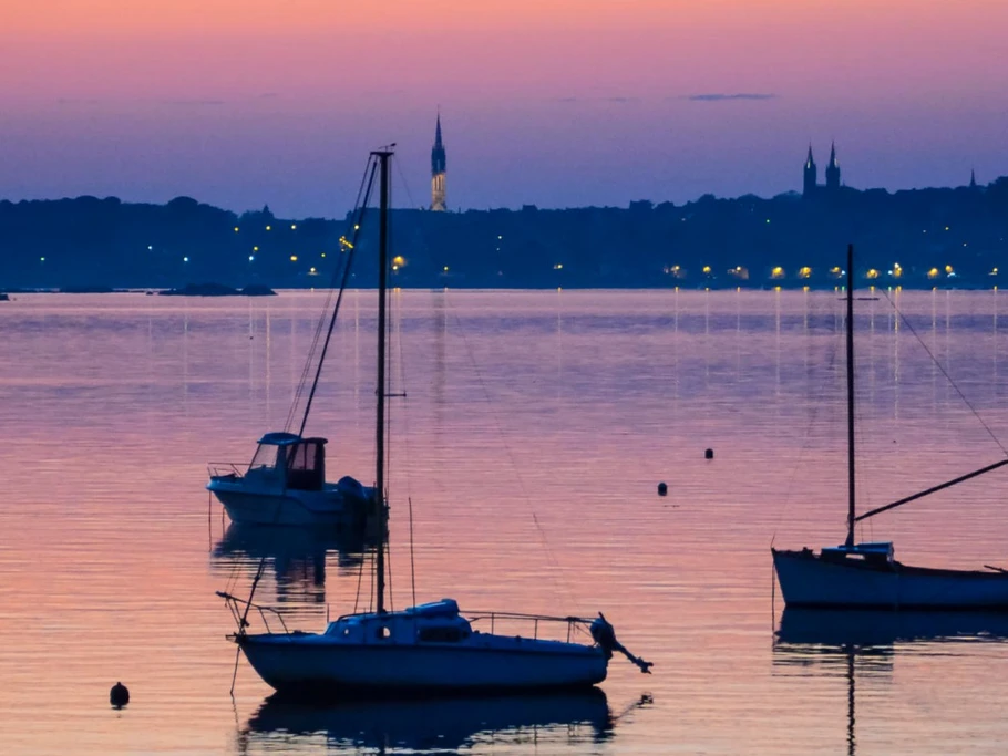 Coucher de soleil sur St Pol de Léon