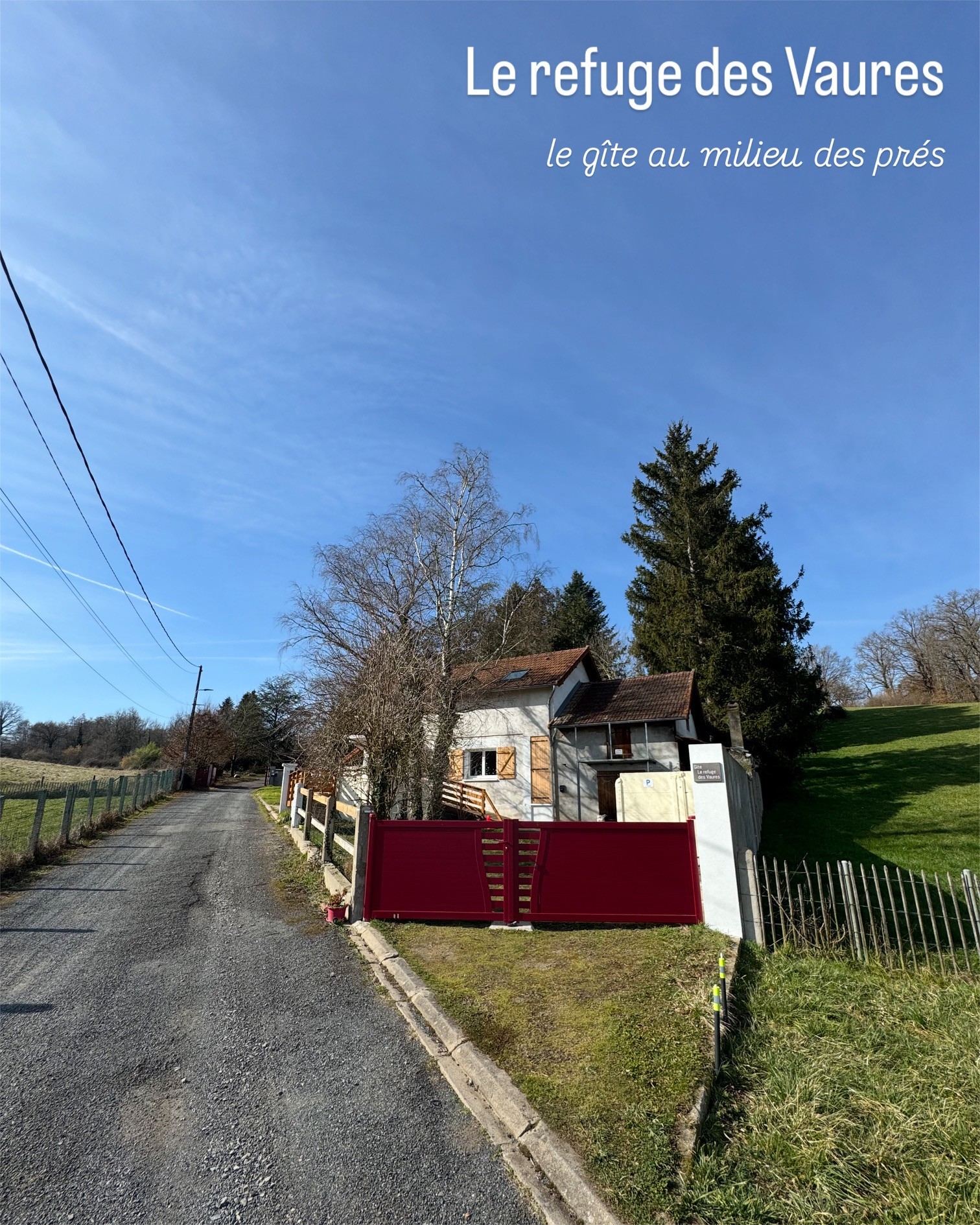Le gîte dans les prés