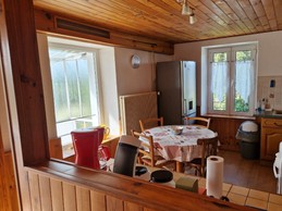 Cuisine équipée - Gîte Vosgien Chez Capucine et Mirabelle à BELLEFONTAINE 88