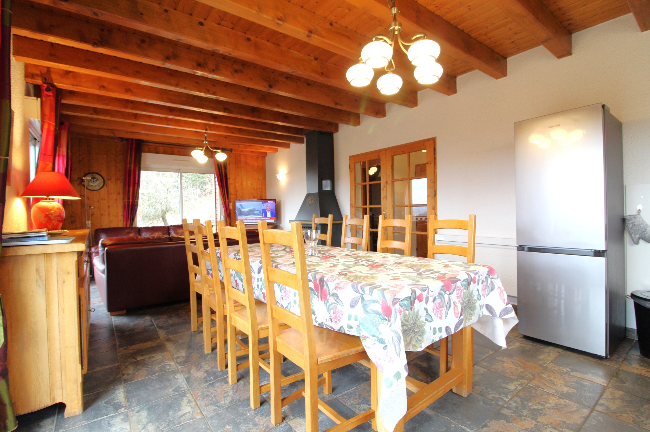 Living room - Gîte Le Sapin, close to lakes and walks, for 4-8 people