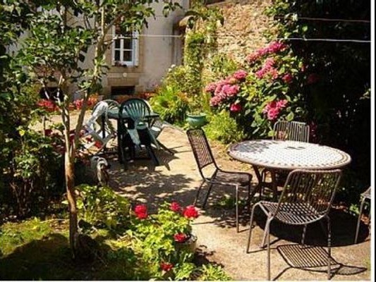 Access to our enclosed garden in summer