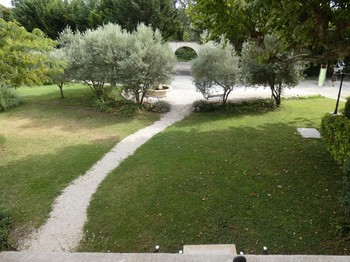 Vue depuis la chambre La Brocante