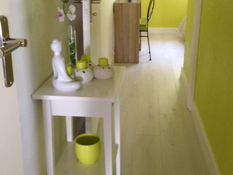 Accès aux chambres.