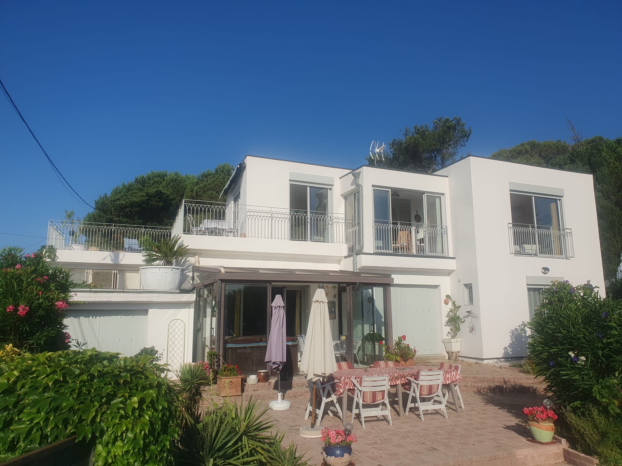 Haut de villa avec vue mer à Sète