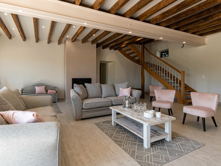 salon au gite entre terres et vignes à Châtillon sur Morin en Champagne