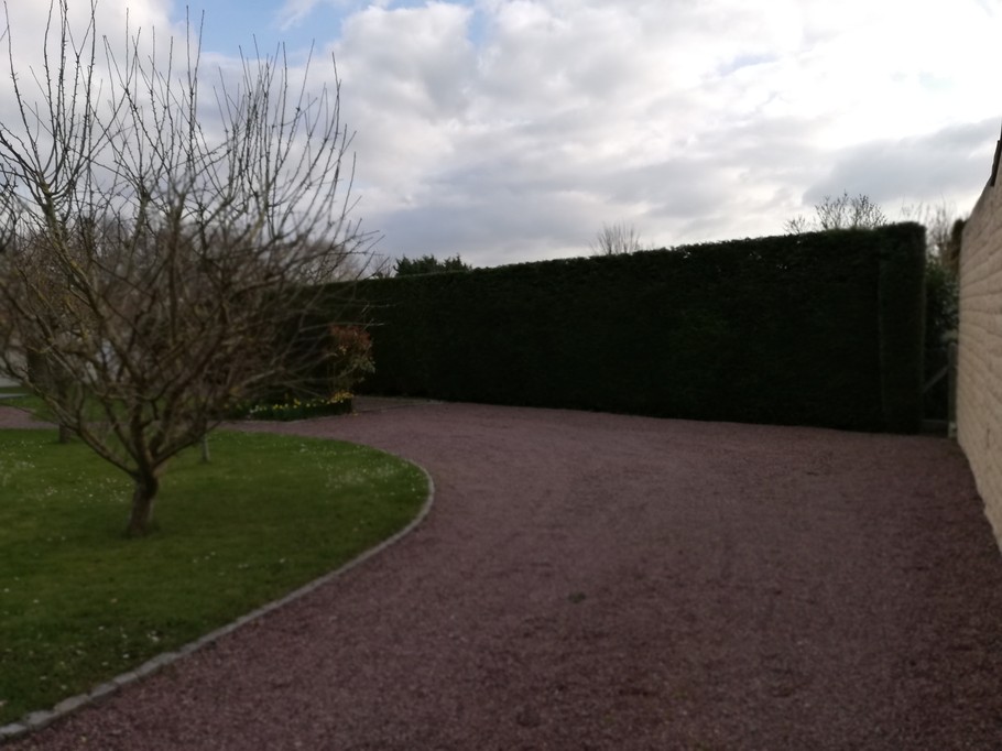 Parking gravillonné